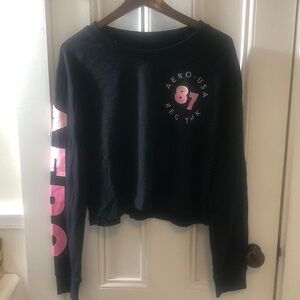 Aeropostale Long Sleeve Crop